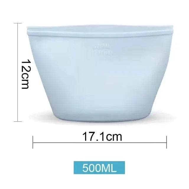 Reusable Silicone Food Storage Bags | Food Grade | Fridge Friendly | 1 Pack