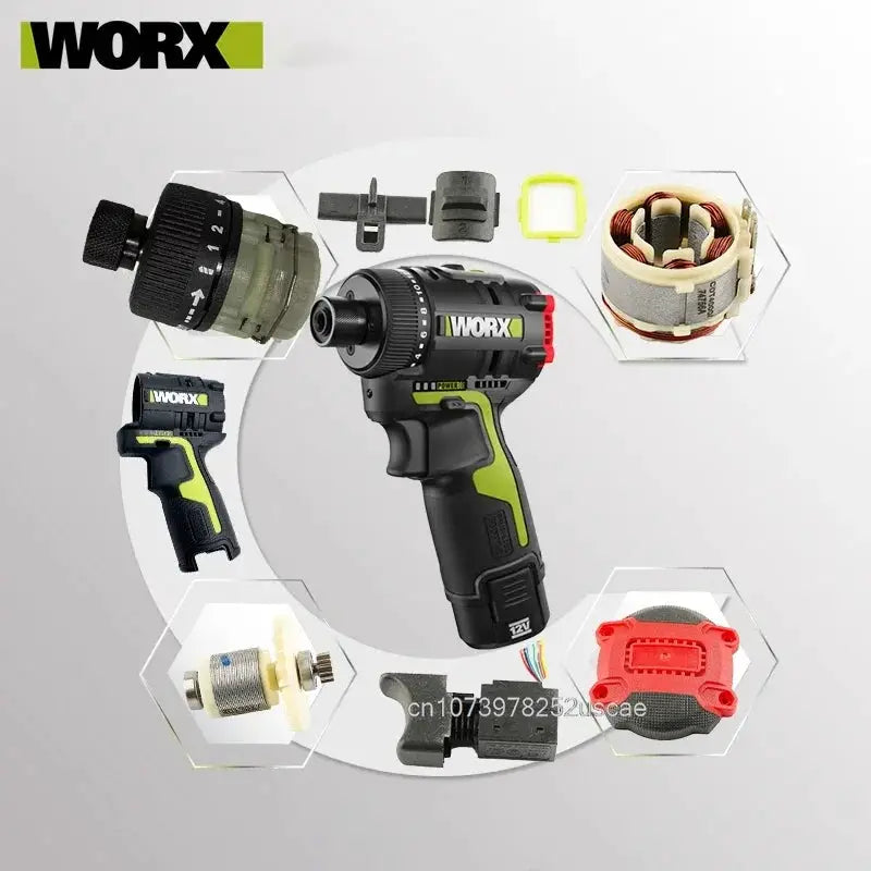 Orginal new Switch Driver motor reducer casing toothed wheel shell chuck parts for WORX WU129 WU130X Electric screwdriver from PriceLows™