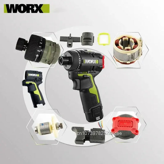 Orginal new Switch Driver motor reducer casing toothed wheel shell chuck parts for WORX WU129 WU130X Electric screwdriver from PriceLows™