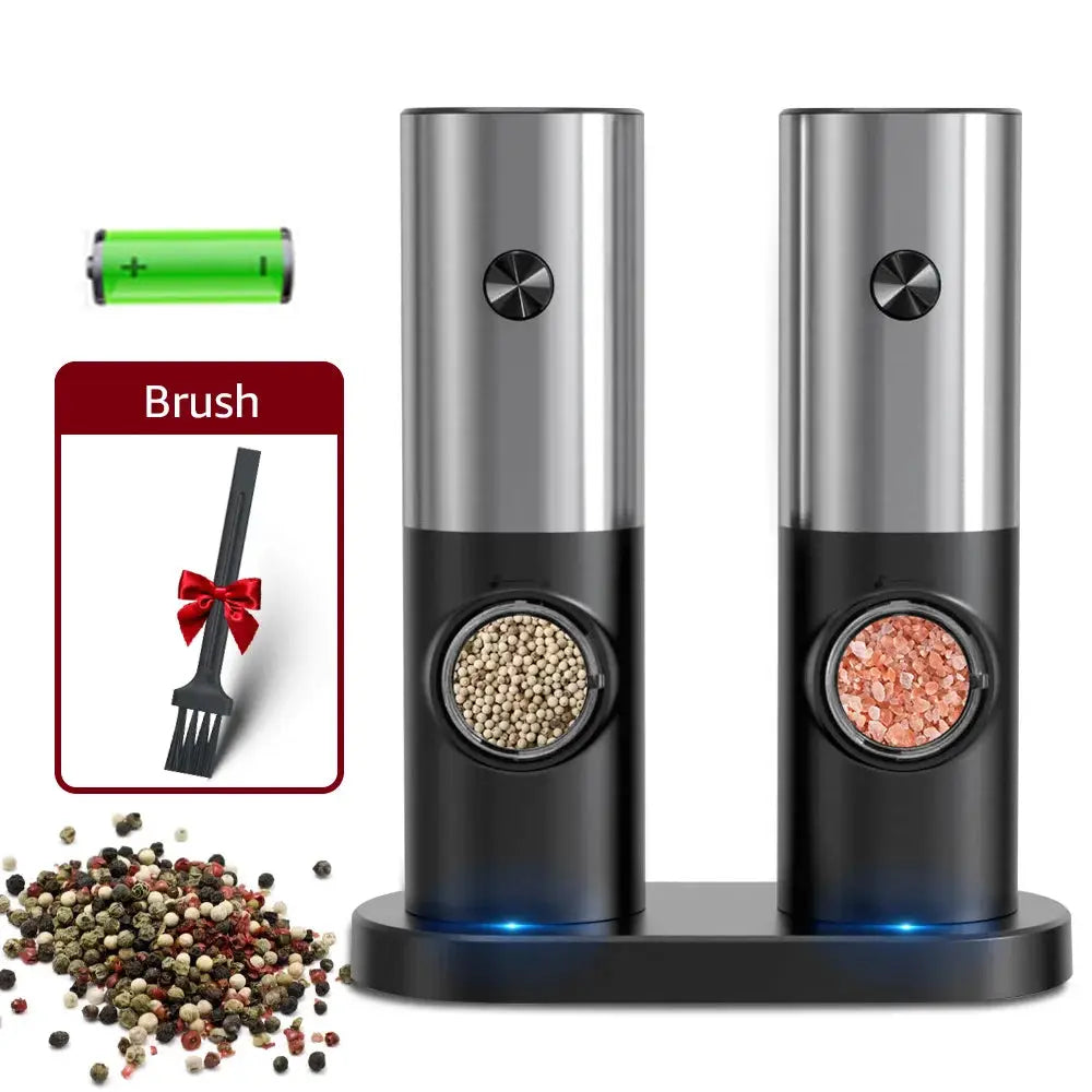 Electric Salt And Pepper Grinder | Battery Powered | Adjustable Coarseness