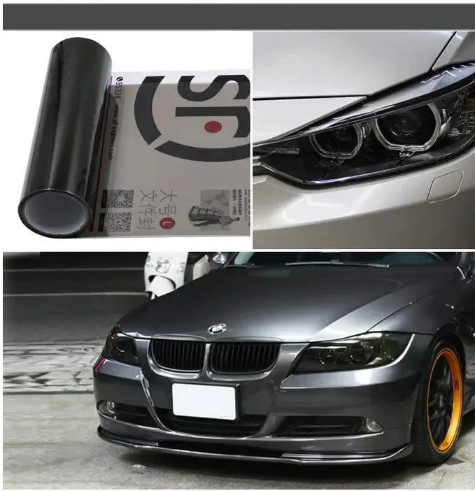 Gloss Transparent Light Black Smoke PVC Film Tint 30 X60cm Auto Car Light Headlight Taillight Tint Vinyl Film Sticker Wrap Cover from PriceLows™