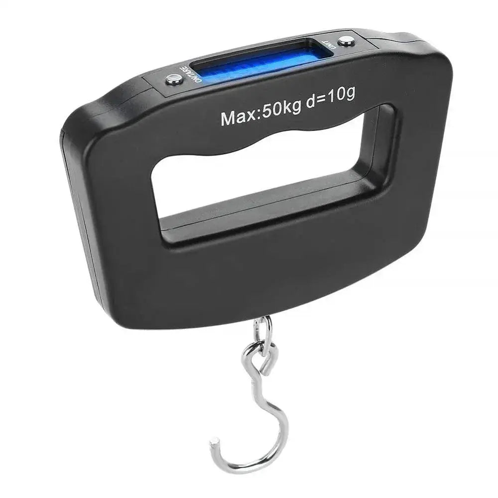 Digital Luggage Scale | 50Kg Capacity | Backlit Display | Portable Travel Hook