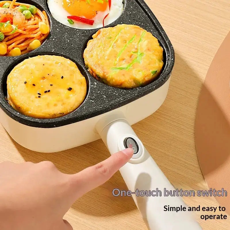 Egg Cooker Pan | Four Hole | Nonstick | For Electric Coil Stoves