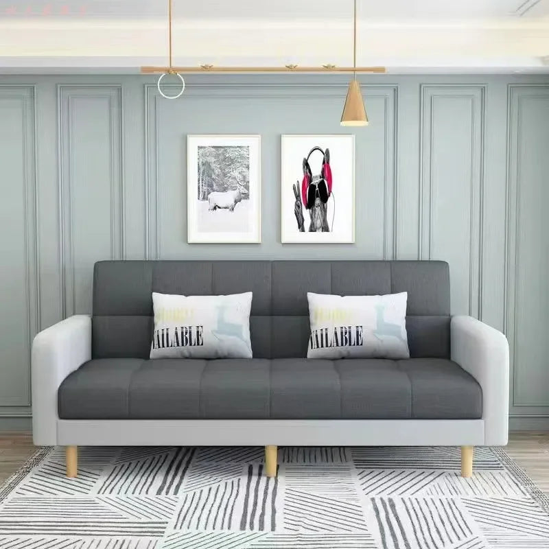Sofa Bed | Composite Fabrics | Wood Frame | Single Or Double