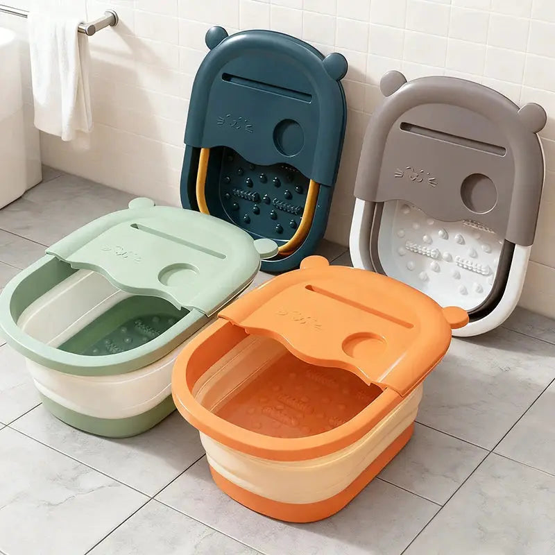 Telescopic Bath Bucket | 39x30 Inch Foldable | For Bathtub And Feet