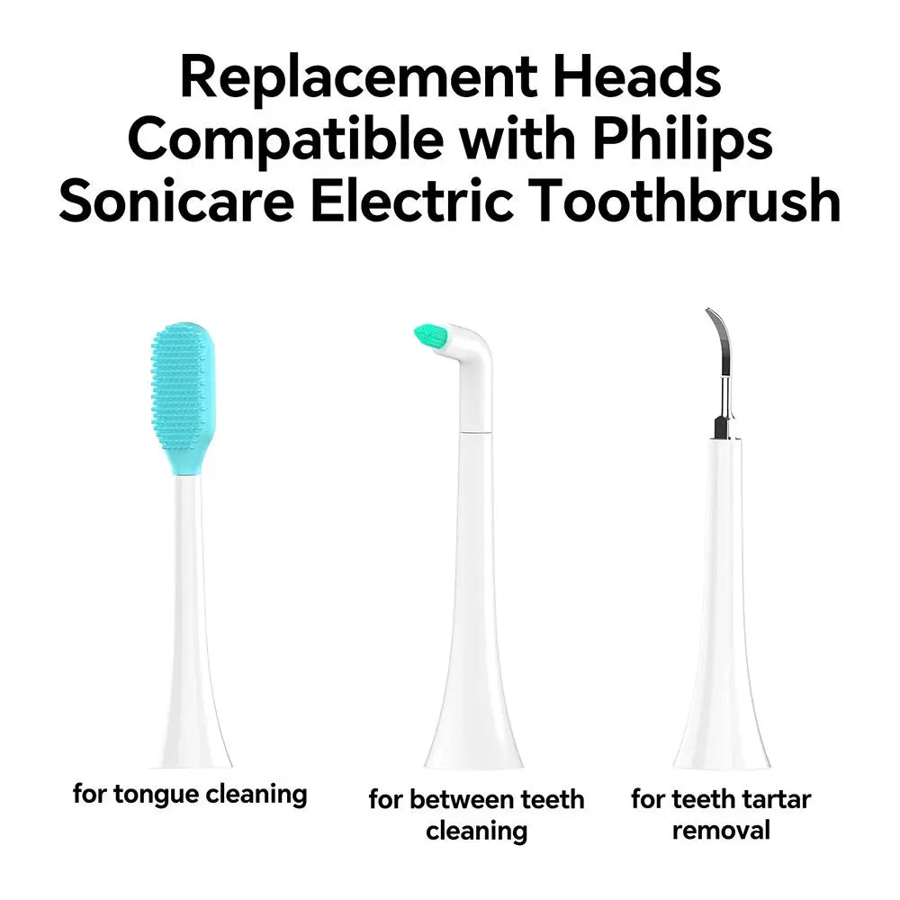 Compatible with Philips Sonicare Electric Toothbrush Replacement Brush Heads, Multifunctional Brush Head for 2100 4100 4300 5100 from PriceLows™