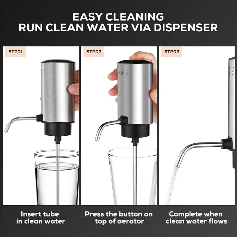 Electric Wine Aerator Smart Pour Control Wine Decanter & Dispenser USB Rechargeable Wine Pourer Wine Lover Gifts for Women & Men from PriceLows™