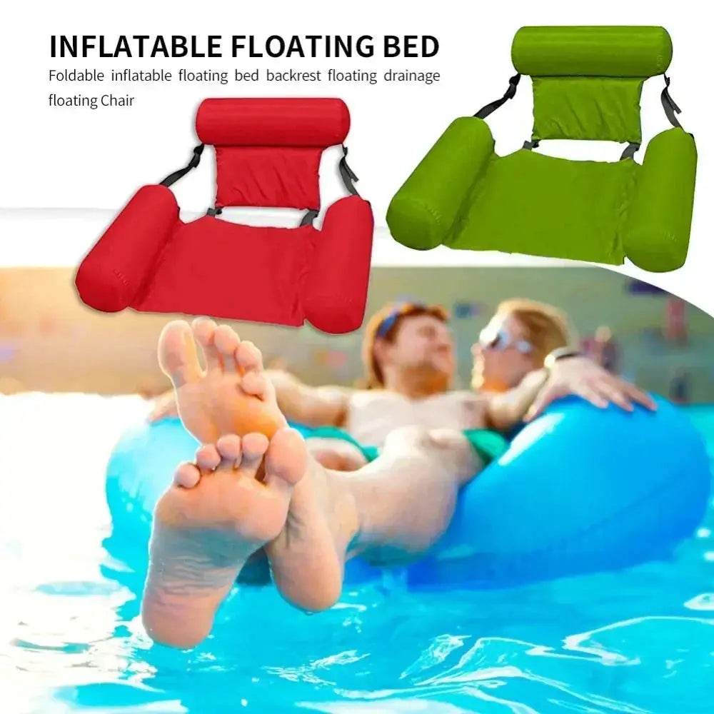 Inflatable Water Hammock | Foldable | Pool Lounger | Adult