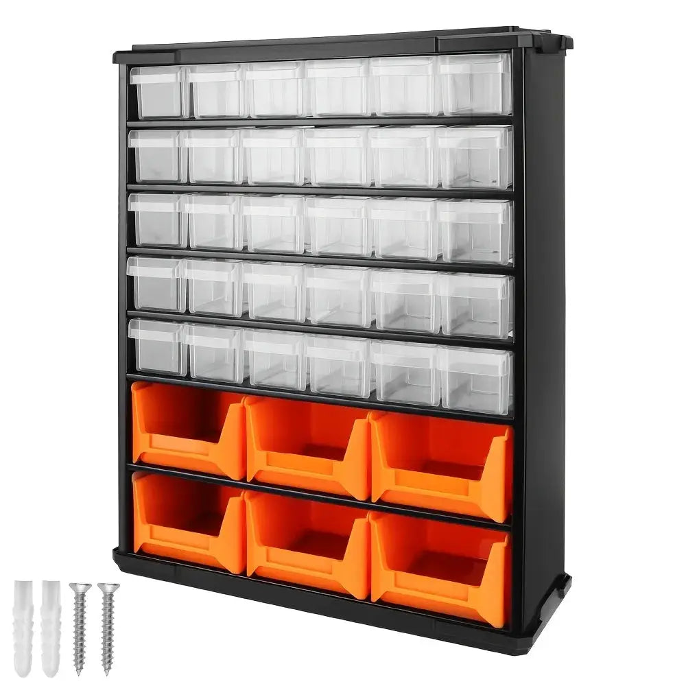 5/16/28/36 Drawers Storage Cabinet Tool Box Bin Chest Case Parts Organizer Divider, Utility Shelves from PriceLows™