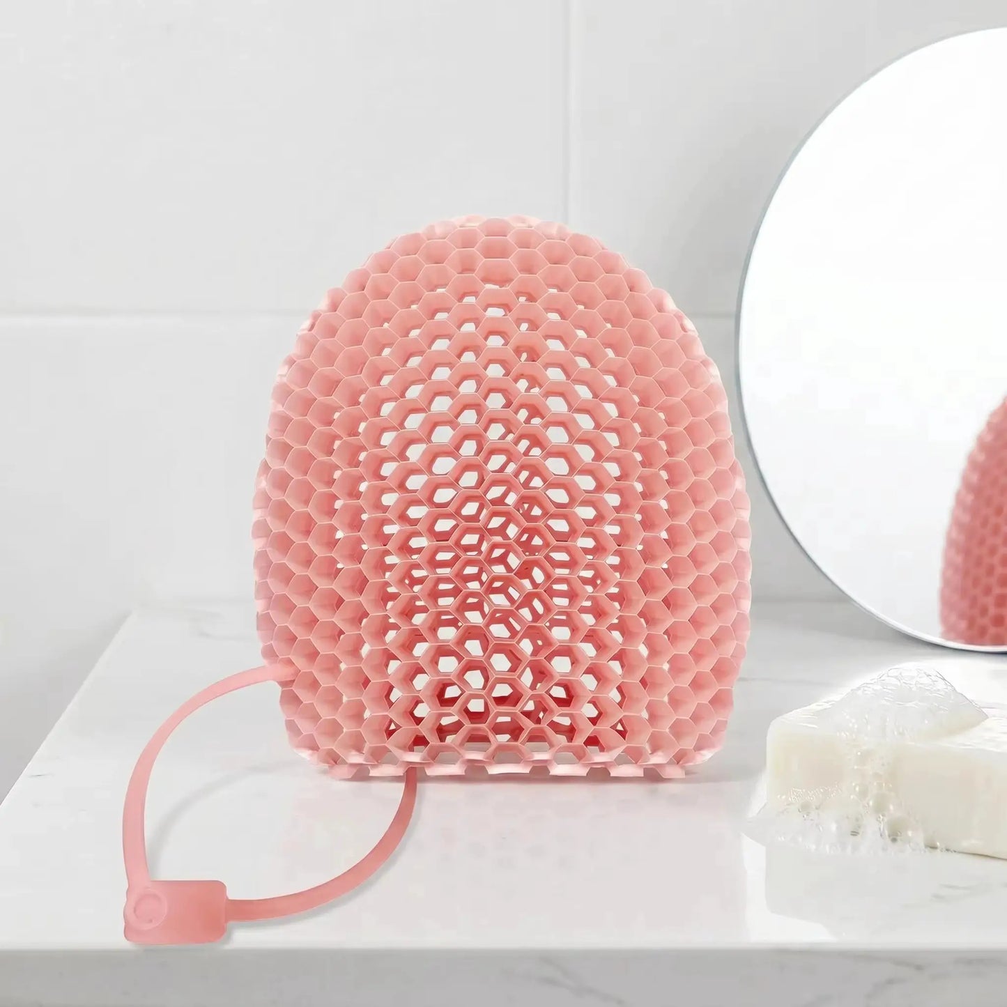 Silicone Bath Glove | Exfoliating Honeycomb Texture | Deep Cleansing Shower Mitt