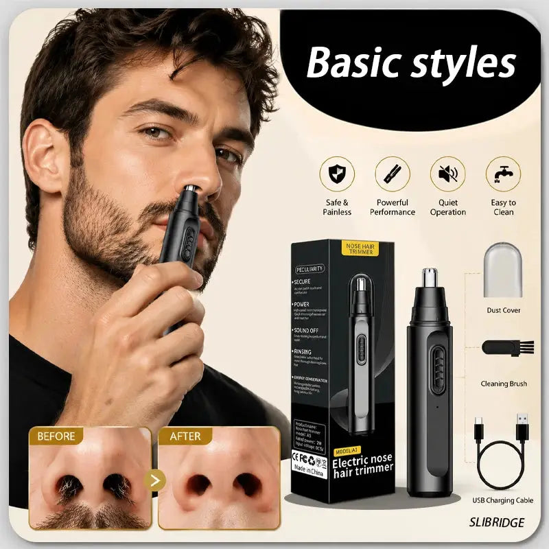 Upgrade 2.0, Rechargeable electric nose hair trimmer Nose hair razor Ear hair trimmer Spot hair trimmer Spot shaving from PriceLows™