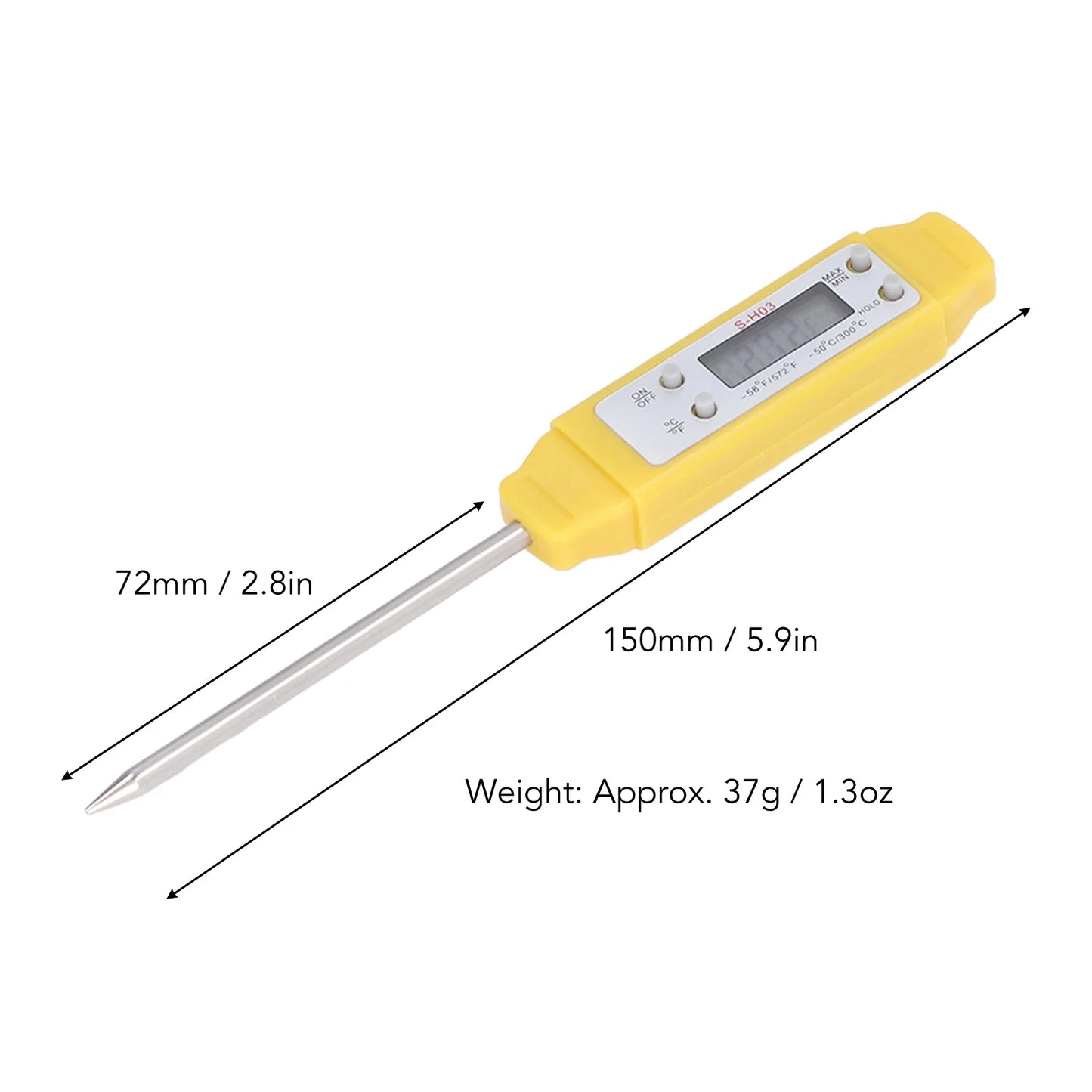 Food Thermometer | Calibration Function | Kitchen And BBQ Use | One Size
