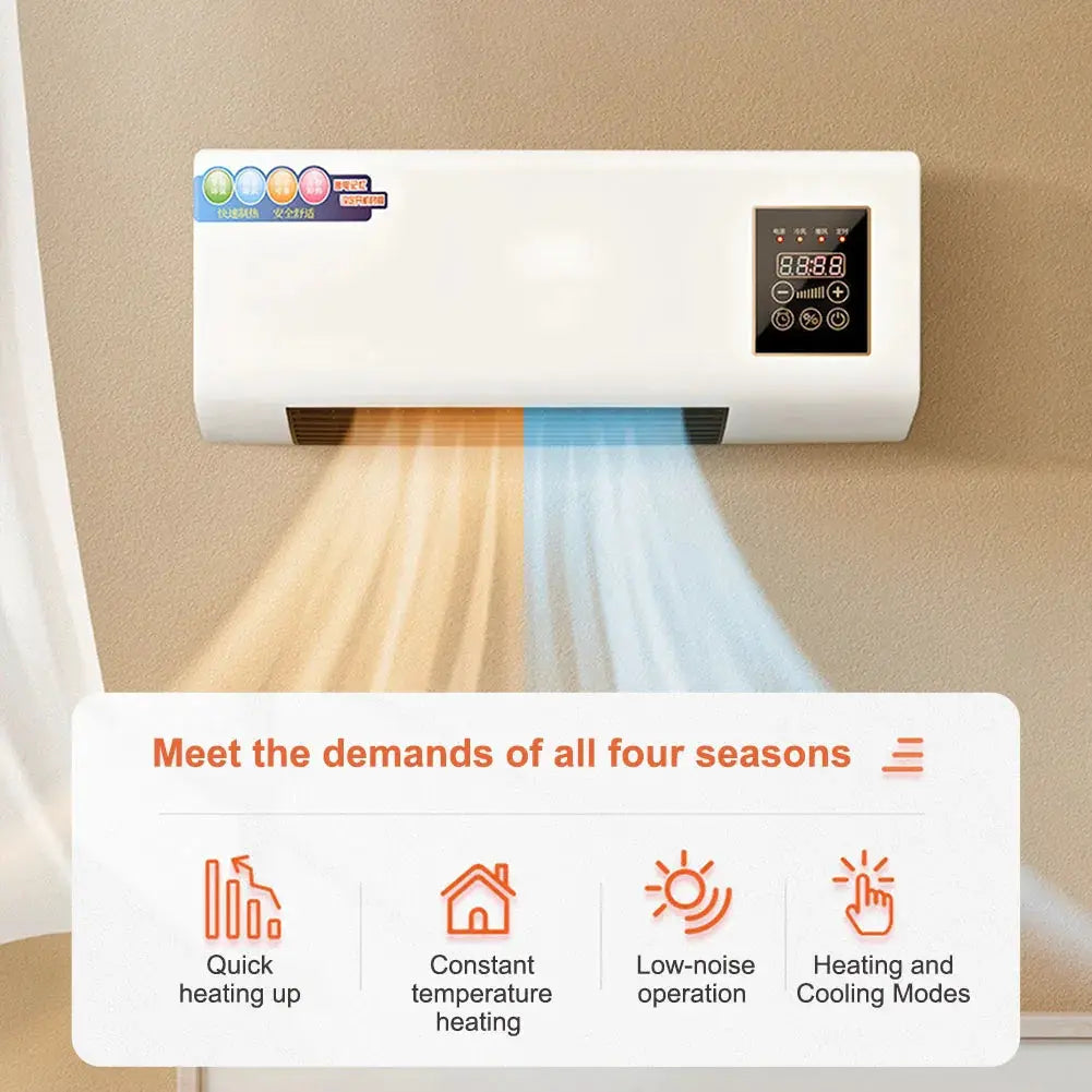Wall Mounted Portable Cooling Heating Machine Remote Control Split Airconditioners Multifunctional Airconditioner for Home from PriceLows™
