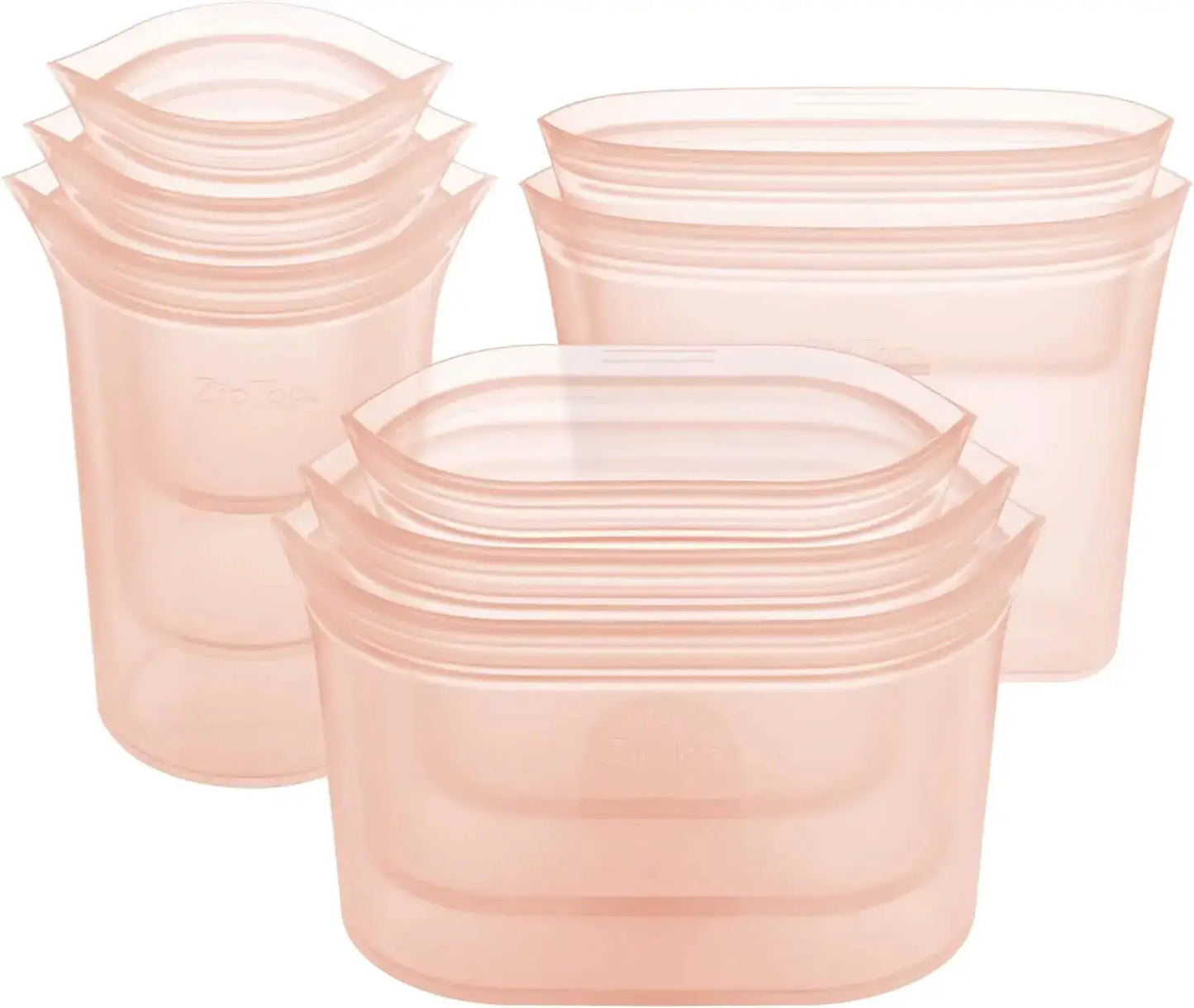 Silicone Food Storage Set | 8-Piece | Microwave, Freezer & Dishwasher Safe
