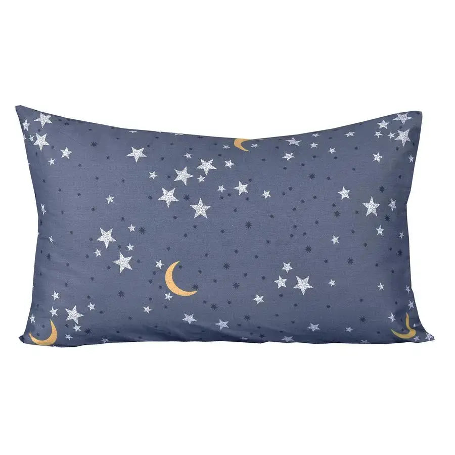 Moon amp Stars Boys Girls 100 Cotton 3 Pcs Twin Bed Sheet Set Kids Toddler Teen, Flat Sheet amp Fitted Sheet amp Pillowcase Kids from PriceLows™