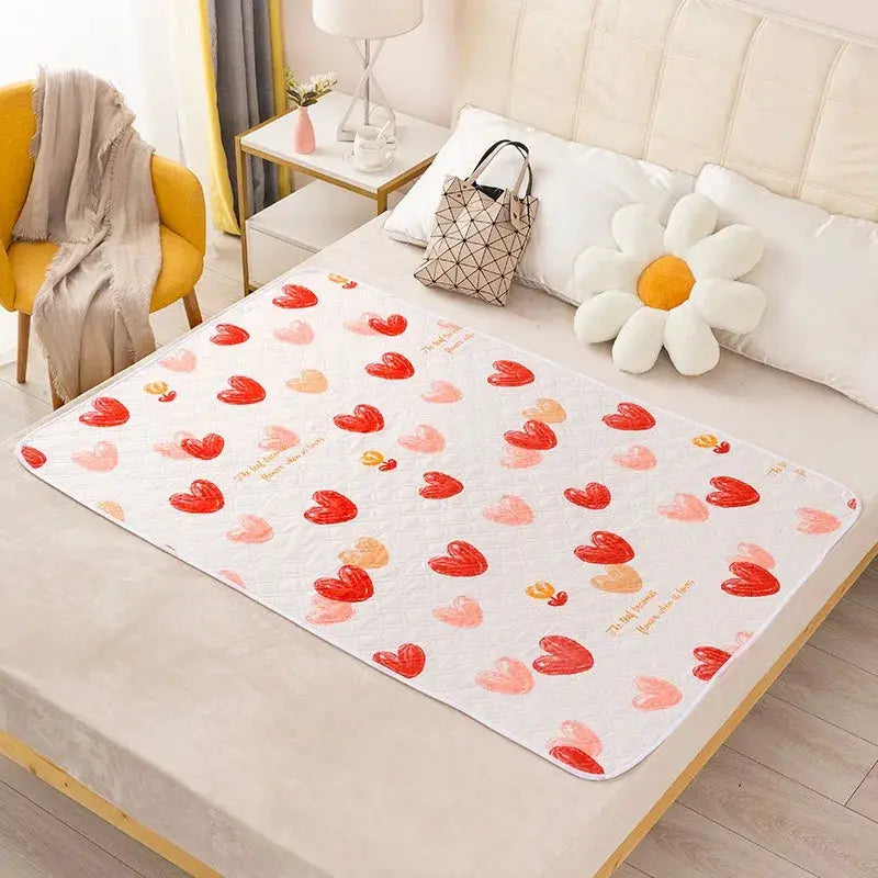 Waterproof Washable Mattress Urine Mat for Baby Toddlers Cute Cartoon Bed Protector Diaper Bedding Urine Pads Cloth Breathable from PriceLows™