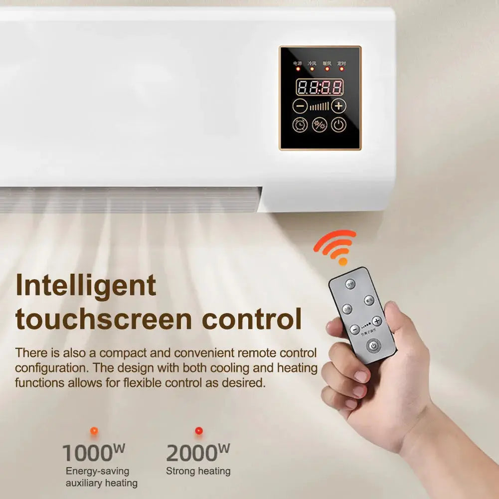 Wall Mounted Portable Cooling Heating Machine Remote Control Split Airconditioners Multifunctional Airconditioner for Home from PriceLows™
