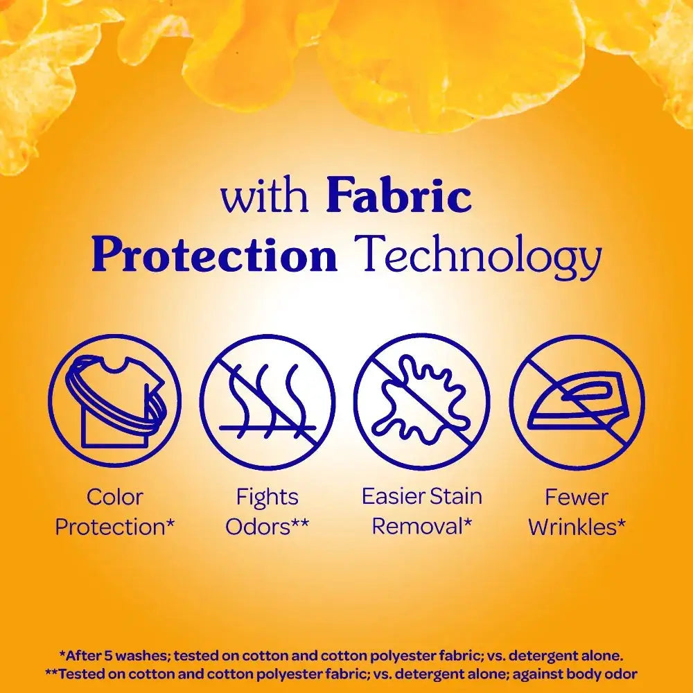 Liquid Fabric Softener | Morning Sun Scent | Fabric Protection | 46 Fl Oz