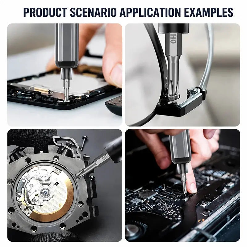 68 in 1 Precision Electric Screwdriver Set 64 Bits LED Light Rechargeable Cordless Power Screw Driver Kit For Phone Repair PC from PriceLows™