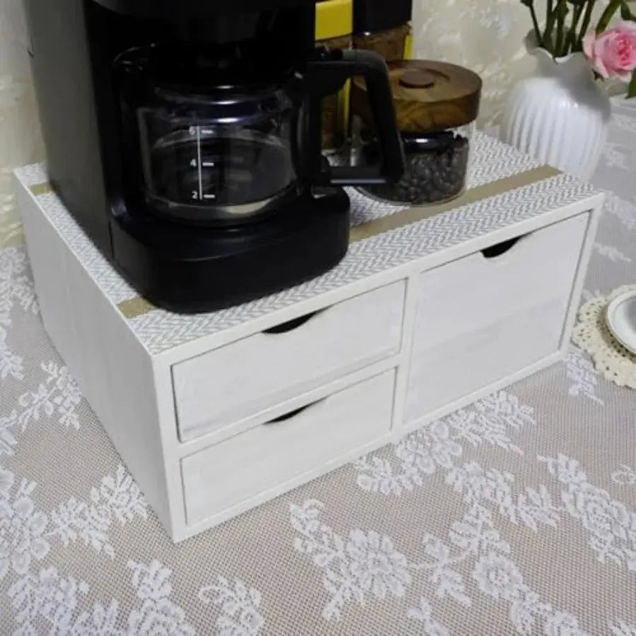 Kitchen Storage Organizer with 3 Drawers for Coffee Brew K Cup/Coffee Pod Holder - Office Organization Drawer for Desk, Multi-P from PriceLows™