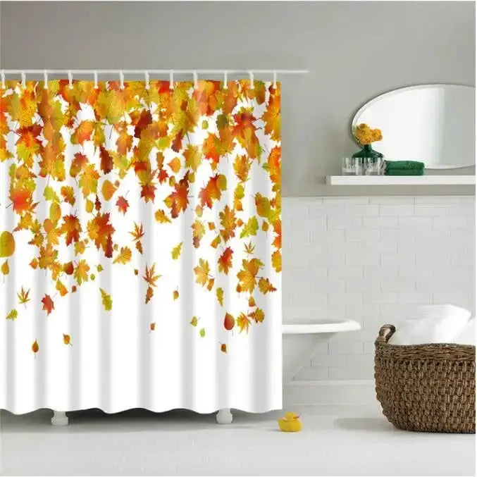 3D Flower Plum Blossom Lotus Lavender Rose Shower Curtains Bathroom Curtain Frabic Waterproof Polyester Bath Curtain with Hooks from PriceLows™