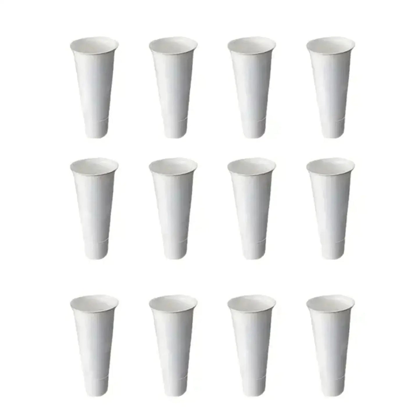12 PCS Plant Stand Tapered Buckets (Flower Stand Not Included) Plastic Tapered Buckets for Home Patio Balcony Garden from PriceLows™