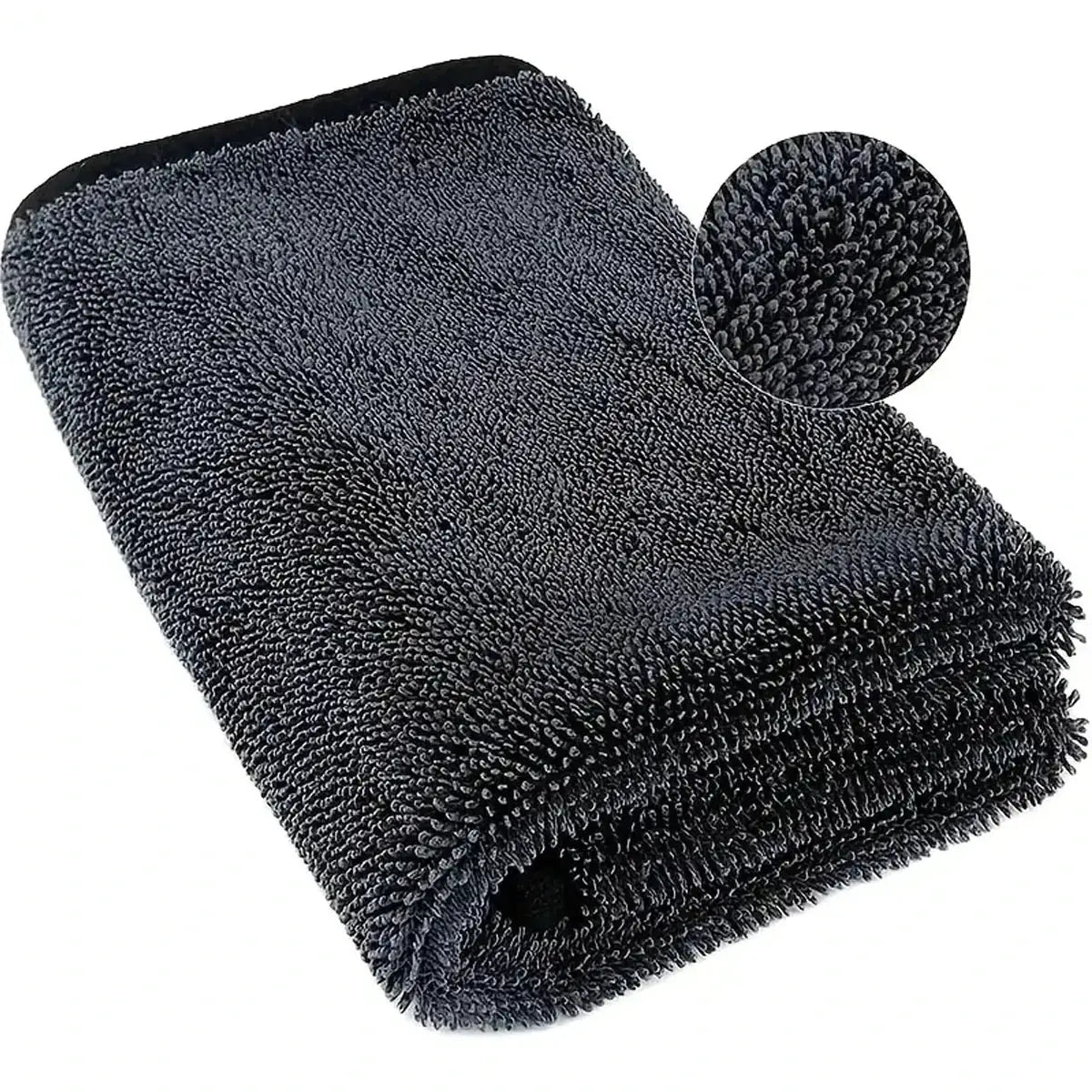 Car Microfiber Towel | Dark Gray | Oversized | 60x90 cm