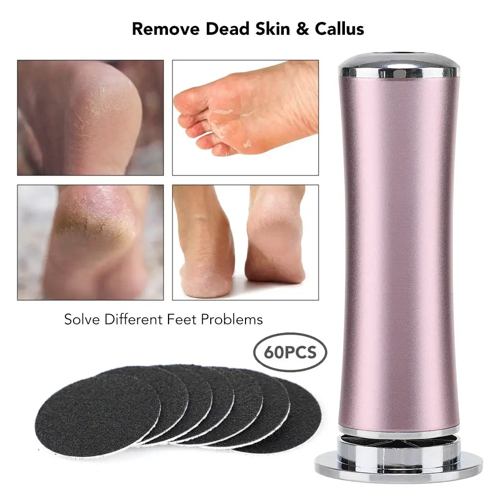 Electric Foot Callus Remover Machine Professional Pedicure Tool For Dead Skin And Heels Cuticle Removal 60 Replacement Sandpaper from PriceLows™