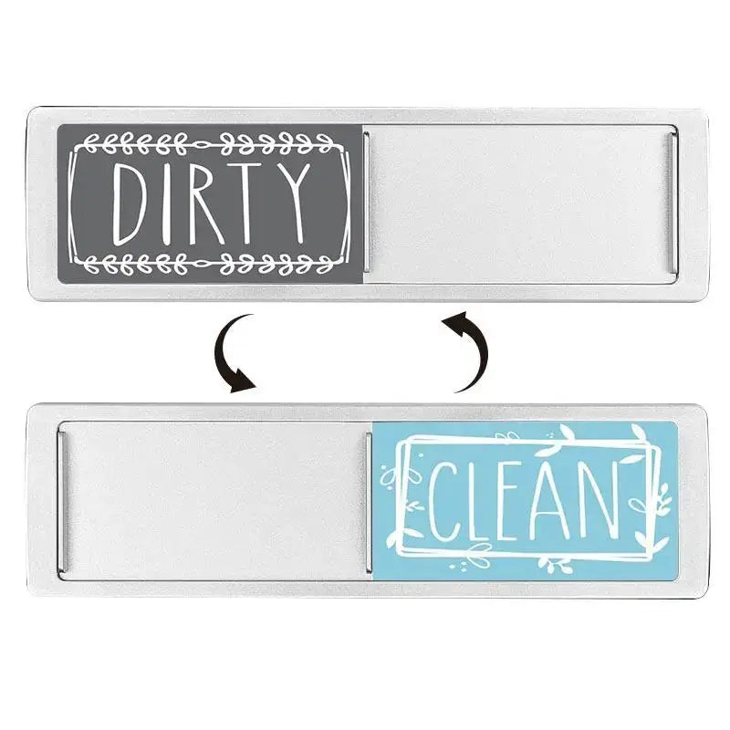 Dishwasher Magnet | Clean Dirty Sign | Fridge Use | 17.7x5.2cm