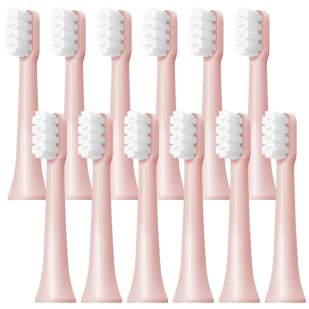 6/12Pcs Replacement Brush Heads For MIJIA T100 Mes603 Electric Toothbrush Vacuum DuPont Soft Bristle Suitable Nozzles from PriceLows™