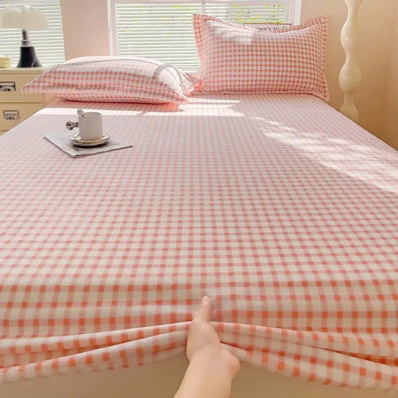 Flannel Fitted Sheet | Deep Pocket 25cm | Fade Resistant | Single To King