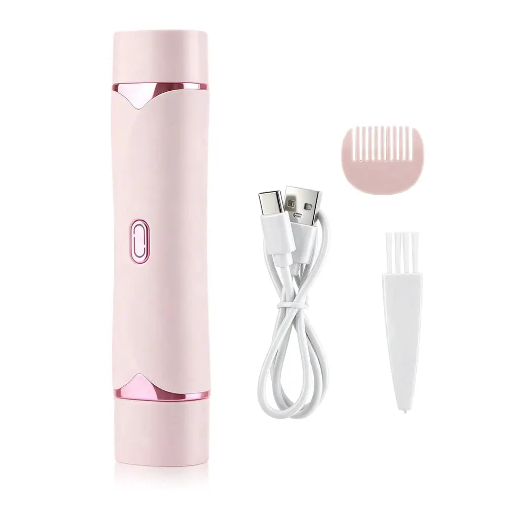 Dual-Head Electric Hair Trimmer For Women | USB Rechargeable