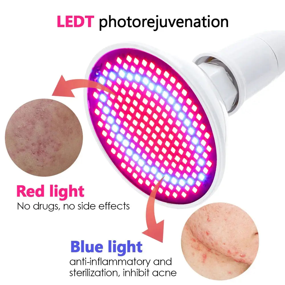 LED Red Light Photon Therapy Face Mask Beauty Instrument Facial SPA Acne Wrinkle Removal Skin Rejuvenation Anti Age Device from PriceLows™