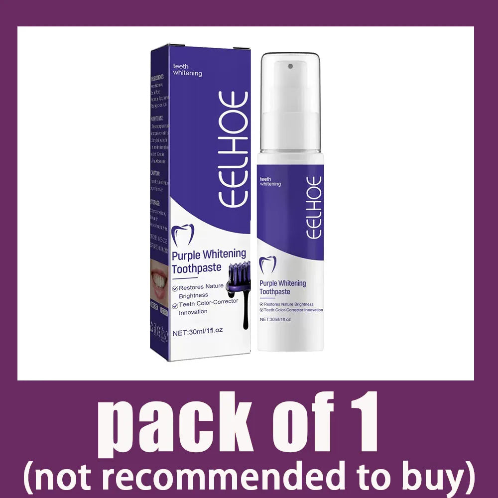 Teeth Whitening Toothpaste | Natural Ingredients | Fresh Breath | 30ml