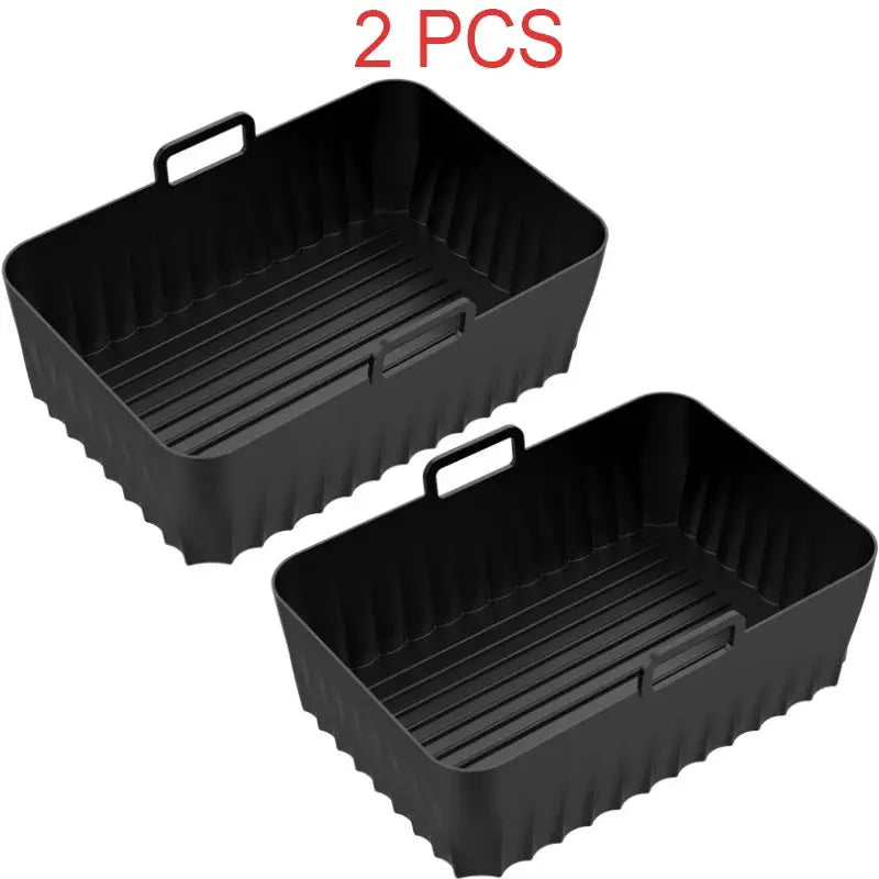 Air Fryer Silicone Basket | Rectangular | Ninja AF400EU Compatible | Mat