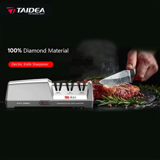 Electric Knife Sharpener | 3 Stage System | Diamond Abrasive