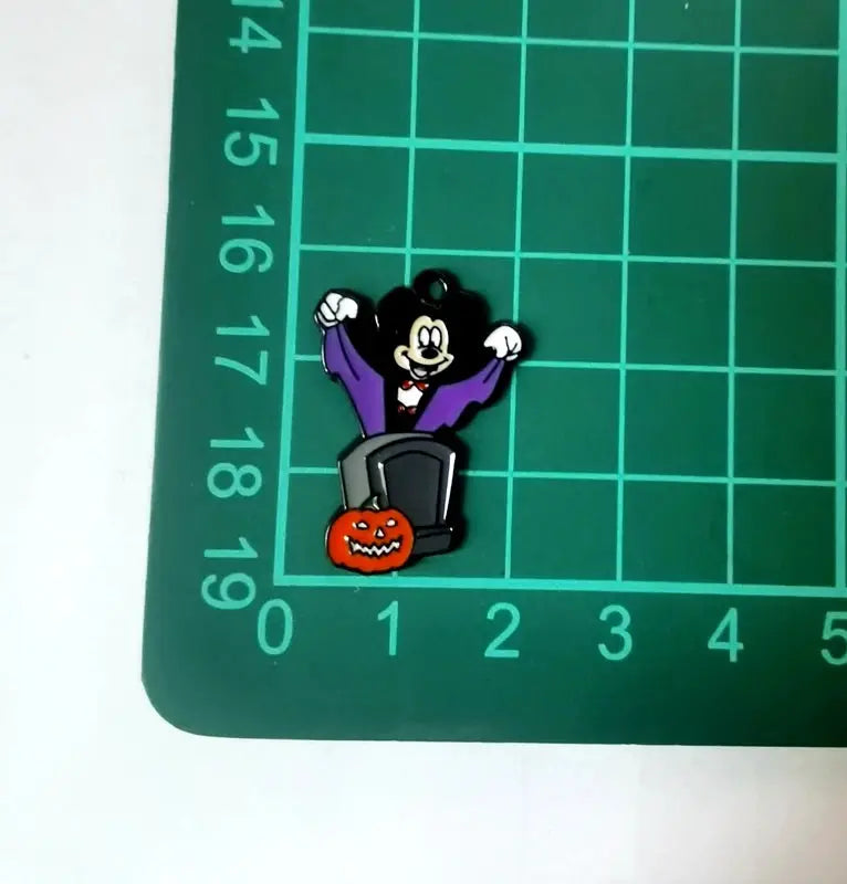 Halloween Pendant Charms | Metal Design | Cartoon Pattern | 10 Piece Set