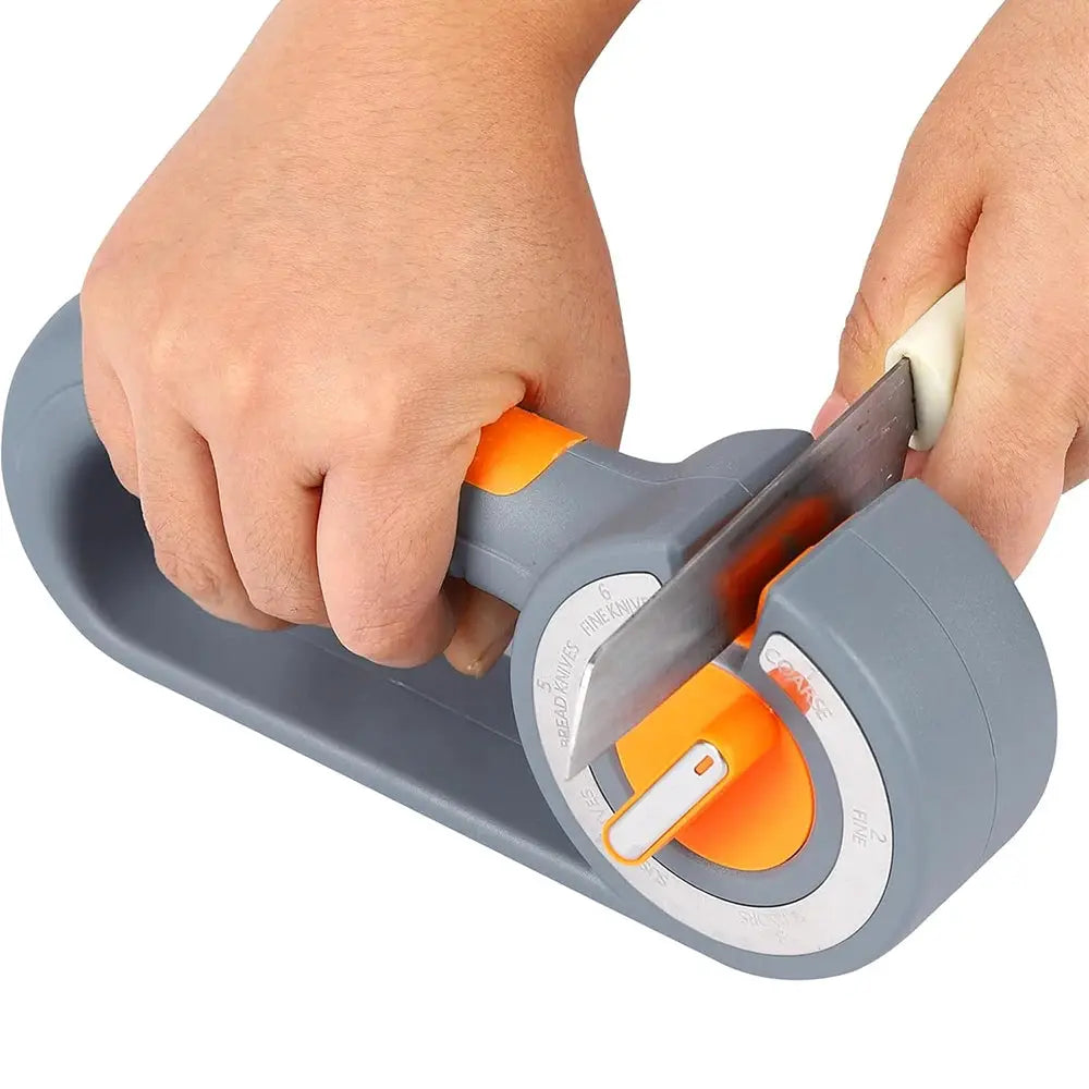 Knife Sharpener | 6 Stage Manual | Stainless Steel | JT643