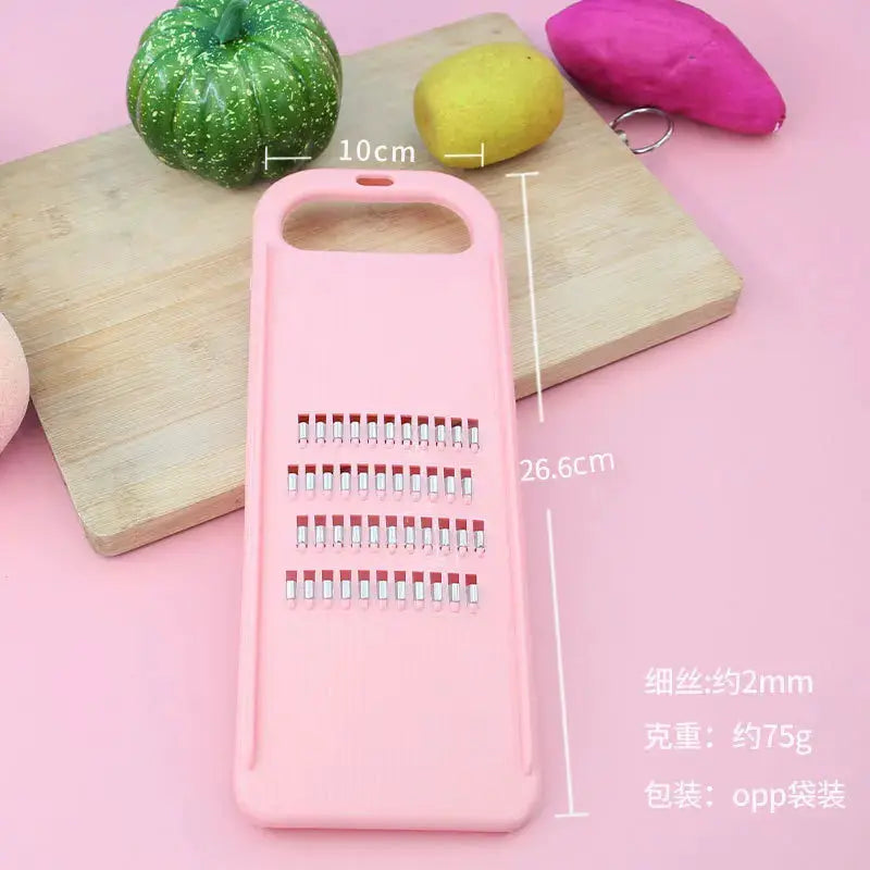 Manual Vegetable Grater | Stainless Steel Blades | Adjustable Slicer