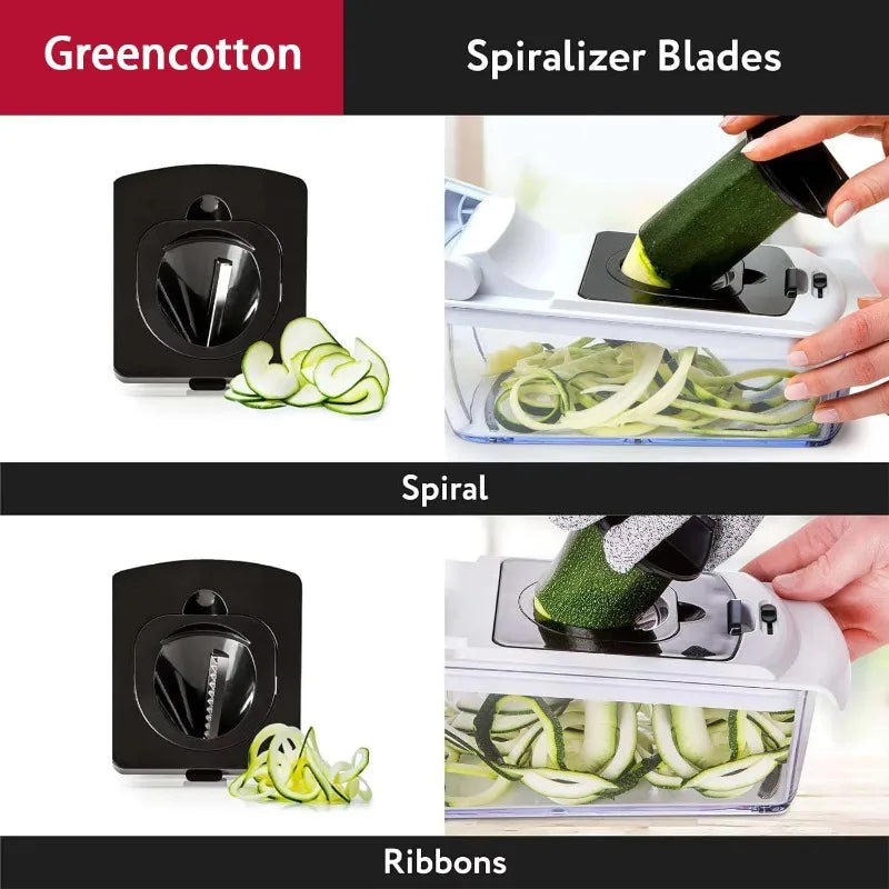 Vegetable Spiralizer | Blade Length 3.9in | Stainless Steel | Plastic Handle