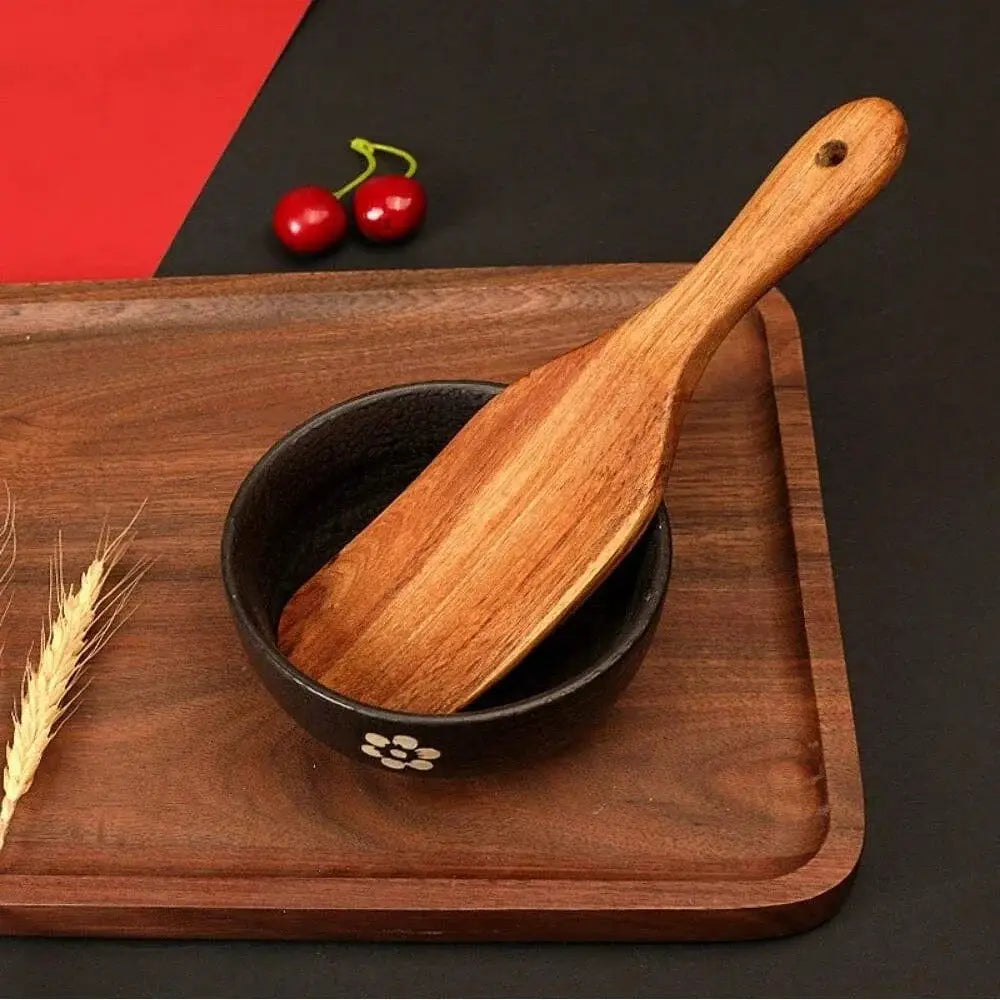 Cooking Shovel 5-piece Pizza Dim Sum Salad Mixing Shovel Wooden Shovel Spoon Set Wooden Utensils Kitchen Tableware Tools from PriceLows™