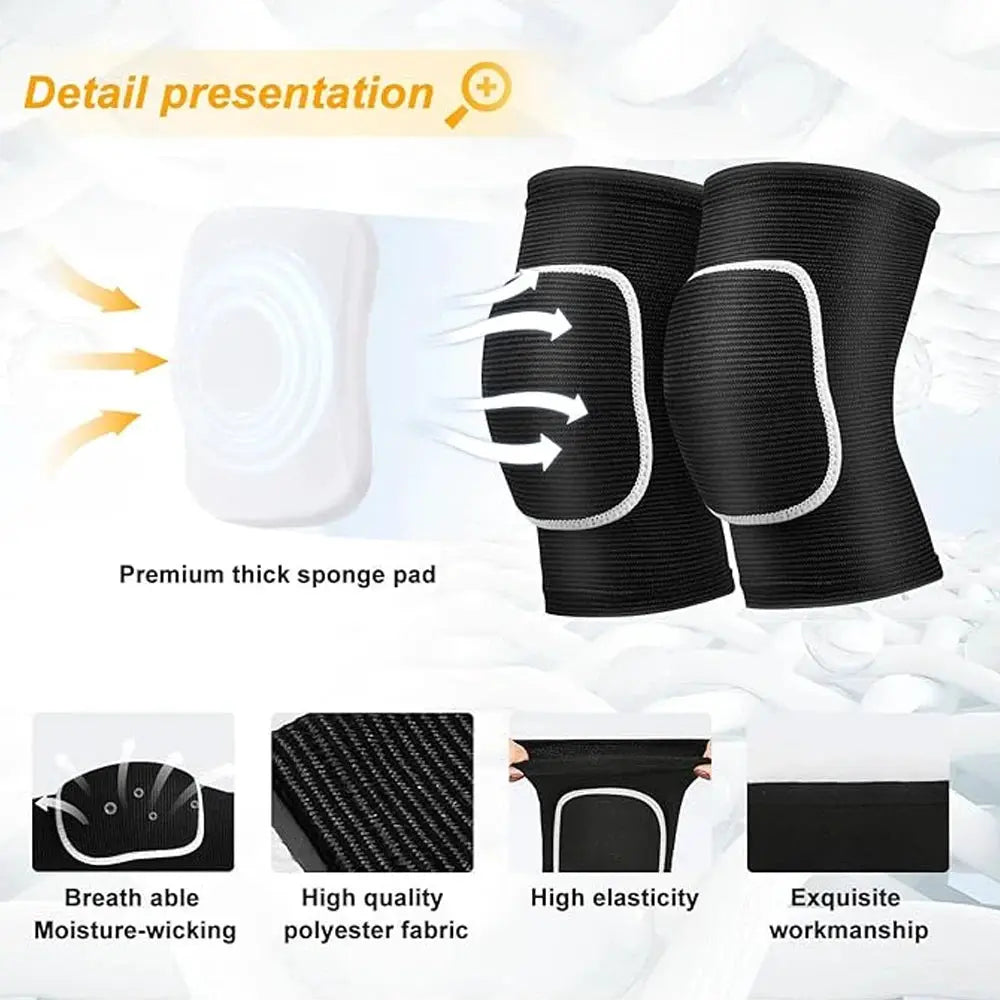 Knee Support Brace | Shock-Absorbing | Breathable Knit | Men Women Kids