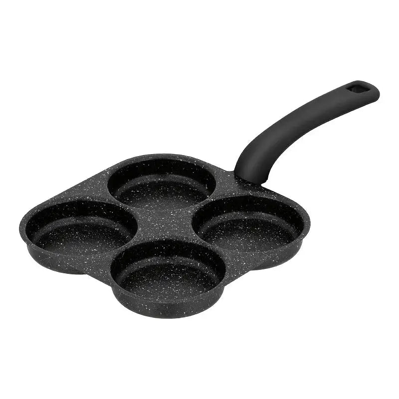 Frying Pan | Four-Hole Omelette Pan | Medical Stone Non-Stick Flat-Bottom | 1pc