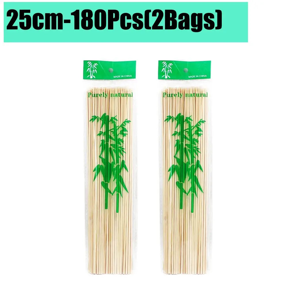 Bamboo Skewers | Natural Color | 15/20/25/30cm | 80-90 Pcs Pack