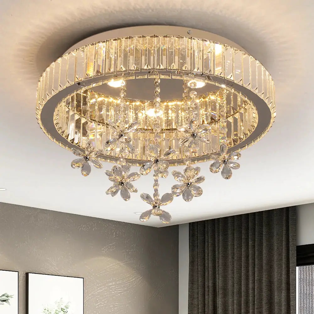 Crystal LED Ceiling Lamp Modern Chandelier Pendant Light Luxury Home Decor Living Dining Room Decor Fixtures Plafonnier Lustre from PriceLows™