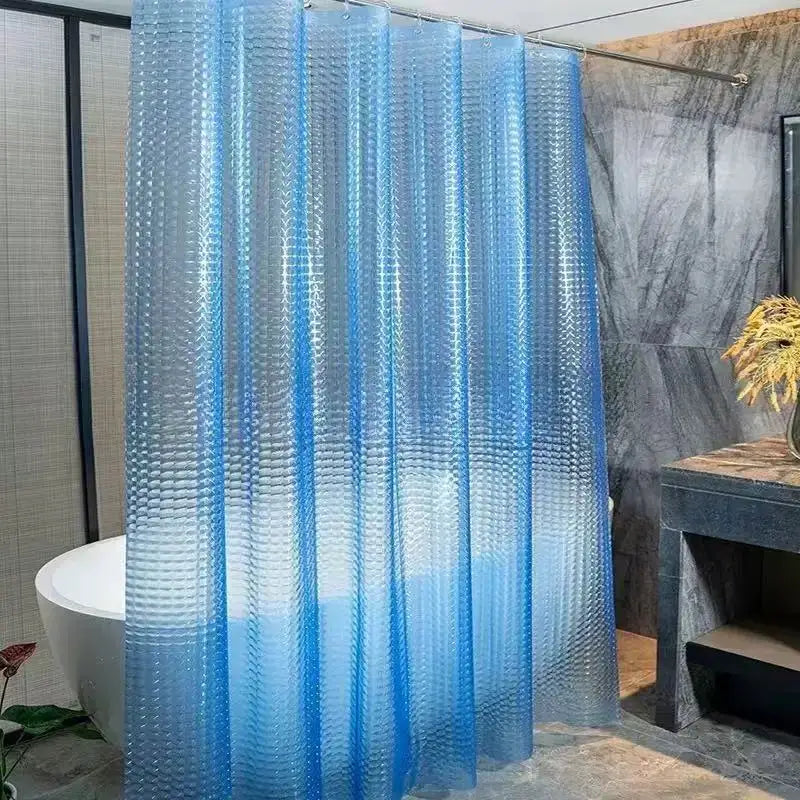 Premium Textured PEVA Shower Curtain - Rustproof Metal Grommets with 12 Durable Rings, Modern Bathroom Decor from PriceLows™