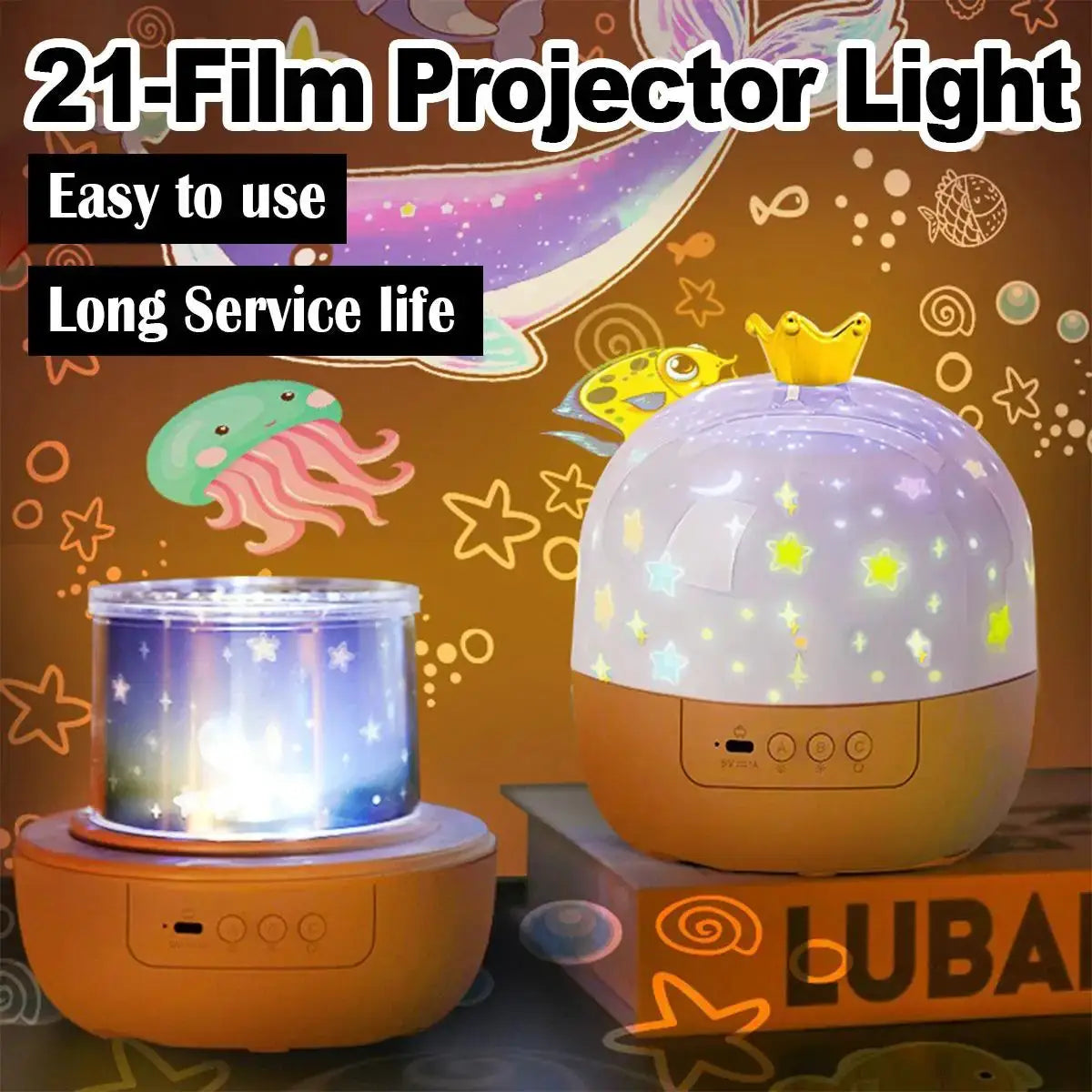 Galaxy Projector | 21 In 1 Lamp | Dimmable Multicolor LED Plug In | Bedroom