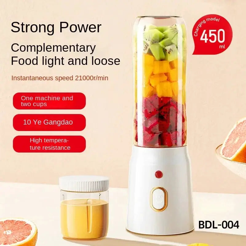 Portable Kitchen Blender Wireless Electric Fruit Juicer Machine For Orange Ice Crushing 10 Blades Auxiliary Food Machine Mixer from PriceLows™