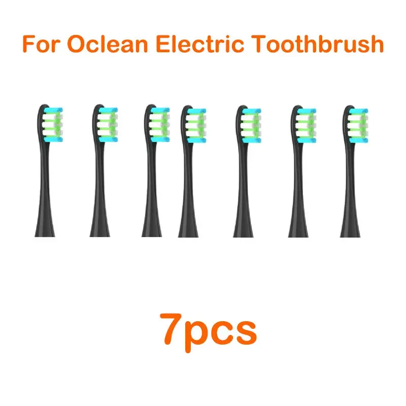 For Oclean Flow/X/ X PRO/ Z1/ F1/ One/ Air 2 /SE Brush Heads Soft DuPont Sonic Toothbrush Vacuum Bristle 7pcs Replacement Heads from PriceLows™