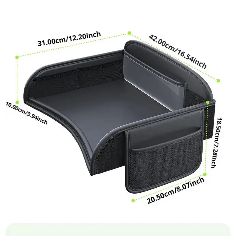 SEAMETAL Kids Travel Seat Tray For Car Children's Toy Storage Dining Table Large Tabletop With Multiple Storage Pocket Organizer from PriceLows™